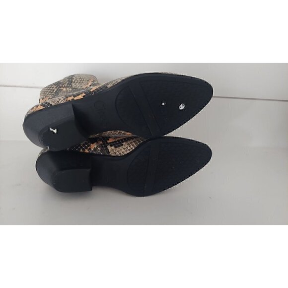 Circus NY by Sam Edelman Women's Snake Print Western Ankle Bootie/NWOB, Size 6M - Picture 9 of 12